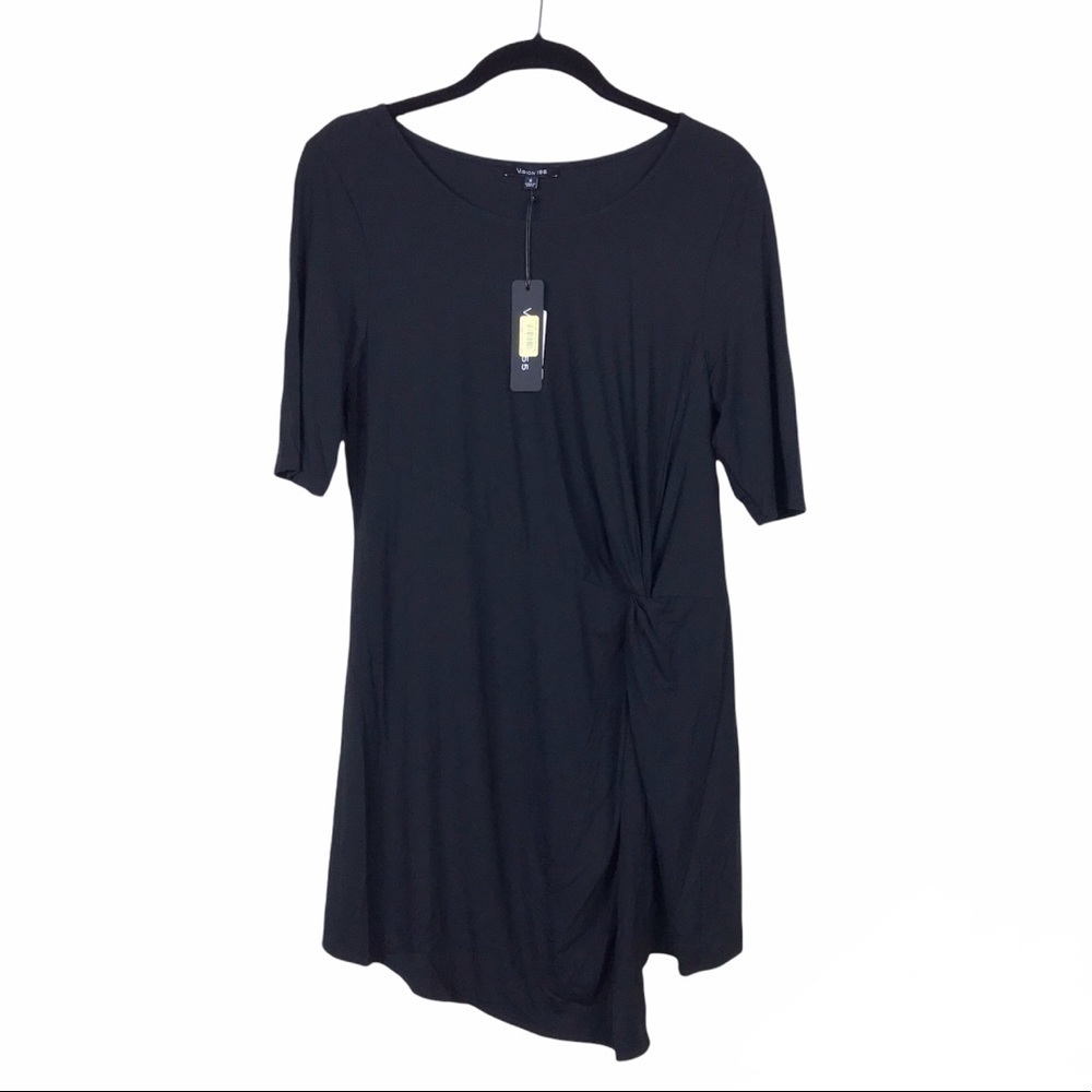 NWT Vision 155 Dillard's Black Asymmetrical Top S
